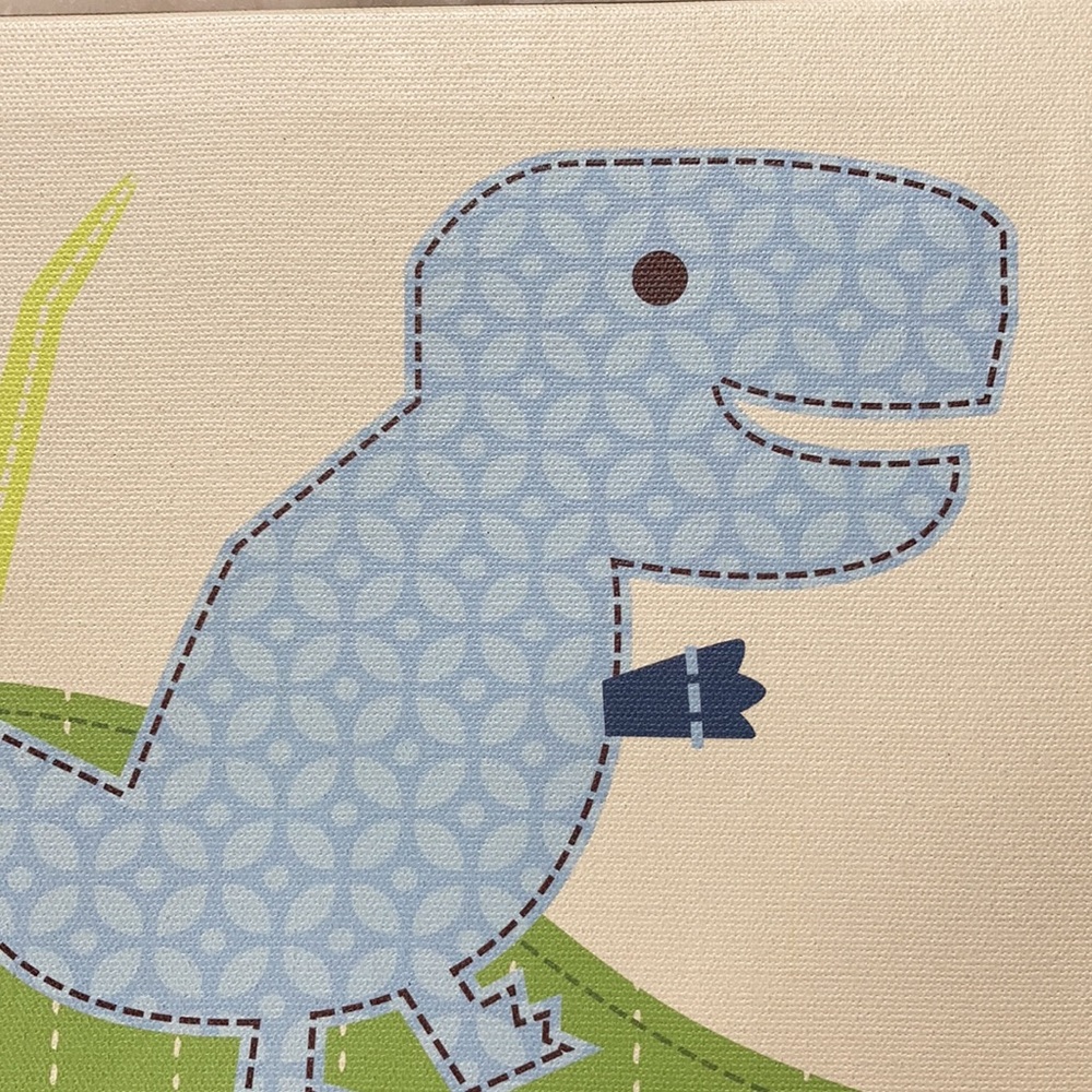 Dinosaur canvas wall decor - Picture 2 of 6
